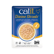 Catit Divine Shreds - Chicken with Mackarel & Broccoli (2.6oz)