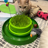 Catit Catit Play 3 in 1 Circuit Ball Toy with Cat Grass