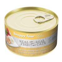 Snappy Tom - Lites Canned Cat Food - Tuna with Shrimp and Calamari CASE (8 %case discount)