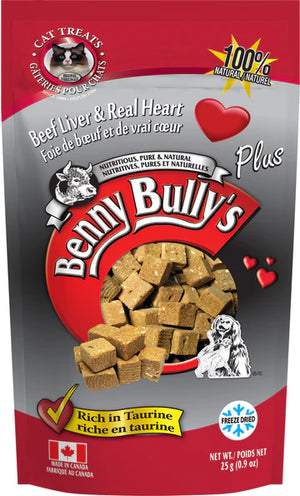Benny Bully's Beef Liver & Real Heart 25 gr Cat Treats