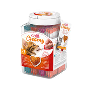 Catit Creamy Lickable Cat Treat - Multi-Flavour - Gift Jar - 72 x 15 g