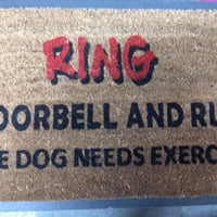 NPF - Doormats - Dog Needs Exercise