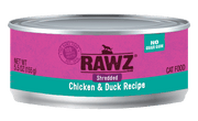 Rawz® Shredded Chicken & Duck Cat Food Recipe (8% Case Discount)