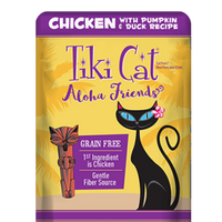 Tiki Cat Aloha Friends Chicken with Pumpkin & Duck pouch 3 oz