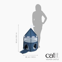 Catit Vesper Rocket - 50 x 50 x 90 cm (19.6 in x 19.6 in x 35.4 in)
