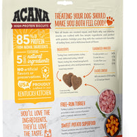 Acana High-Protein Biscuits Turkey treats for dogs 255g - Natural Pet Foods