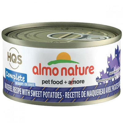 Almo Nature - HQS - Mackerel With Sweet Potato and gravy 2.47 oz - Natural Pet Foods