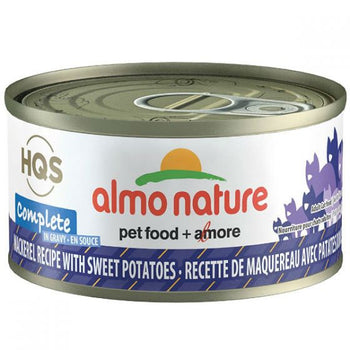 Almo Nature - HQS -  Mackerel With Sweet Potato and gravy 2.47 oz CASE