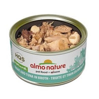 Almo Nature - HQS Natural - Trout and Tuna in broth 2.47 oz - Natural Pet Foods