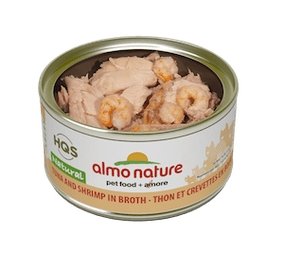 Almo Nature - HQS Natural - Tuna and Shrimp in broth 2.47 oz - Natural Pet Foods
