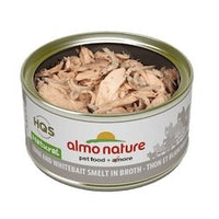 Almo Nature - HQS Natural - Tuna and Whitebait and Smelt in broth 2.47 oz - Natural Pet Foods