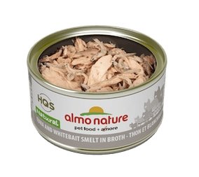 Almo Nature - HQS Natural - Tuna and Whitebait and Smelt in broth CASES