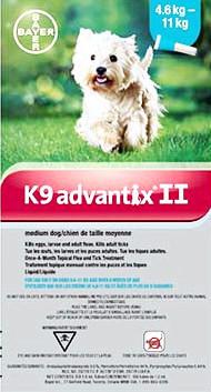 Bayer K9 Advantix II medium dog - Natural Pet Foods