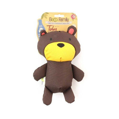 Beco Soft Toy - Toby the Teddy Medium Dog Toy - Natural Pet Foods