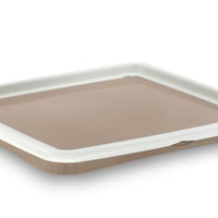 Bergamo Tray For Puppy Pads Taupe Dog 22x22" SALE - Natural Pet Foods
