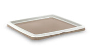 Bergamo Tray For Puppy Pads Taupe Dog 22x22" SALE - Natural Pet Foods