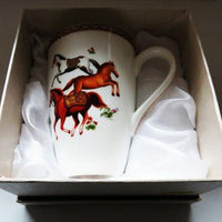 Best Home Porcelain - Horses Mug SALE - Natural Pet Foods