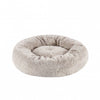 Best Friends by Sheri SnuggleSoft Faux Rabbit fur Donut Bed for Small Dogs & Cats Brown (23" x 23")