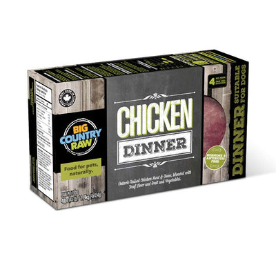 Big Country Raw - Chicken Dinner 4 lbs - Natural Pet Foods