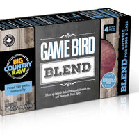 Big Country Raw Game Bird Blend 4 lbs - Natural Pet Foods