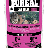 Boreal - Canned Cat Food - Cobb Chicken, New Zealand Lamb & Angus Beef - Natural Pet Foods