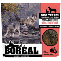 Boreal Dog Treats 100% Pork Liver Wafers SALE - Natural Pet Foods