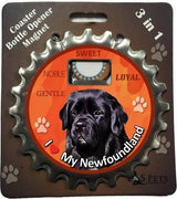 Bottle Ninja - 3 in 1 Coaster/Bottle Opener/ Magnet - Newfoundland SALE - Natural Pet Foods