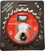 Bottle Ninja - 3 in 1 Coaster/Bottle Opener/ Magnet - Wheaton Terrier SALE - Natural Pet Foods
