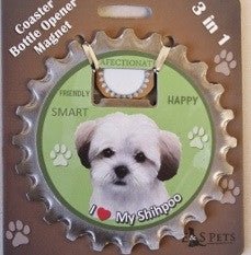 Bottle Ninja 3 in 1 Coaster/Bottle Opener/Magnet - Shihpoo SALE - Natural Pet Foods