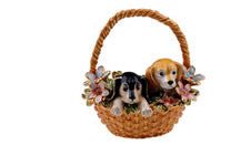 Bridgman - Hidden Treasures - Puppies in Flower Basket - Natural Pet Foods