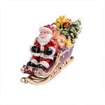 Bridgman - Hidden Treasures - Santa in Sleigh with Presents - Natural Pet Foods