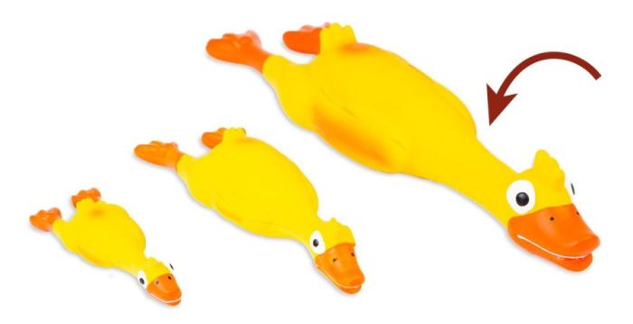 Bud-Z Latex Duck Squeaker Yellow - Natural Pet Foods