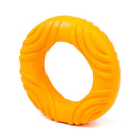 Bud-Z Latex Ring Squeaker Orange Dog 5.3" - Natural Pet Foods