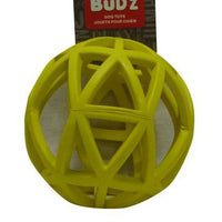 Bud-Z Rubber Ball Soft Yellow 4'' Dog Toy - Natural Pet Foods