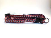 Canine Equipment Clip Collar - Red Blocks XL - Natural Pet Foods