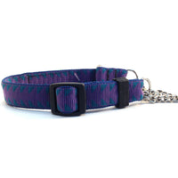 Canine Equipment Martingale Collar - Blue Jag - Small - Natural Pet Foods