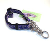 Canine Equipment Martingale Collar - XL Purple & Silver Fish - Natural Pet Foods