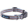 Canine Equipment Utility Collar - XL Brown Stripes - Natural Pet Foods