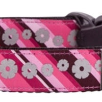 Canine Friendly Reflective Clip Collar - Rosey Posey Flowers - Natural Pet Foods