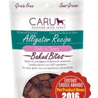 Caru Alligator Recipie Soft 'n Tasty Baked Bites 3.75oz - Natural Pet Foods
