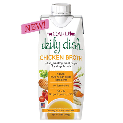 Caru Daily Dish Chicken Broth 1.1 lb - Natural Pet Foods