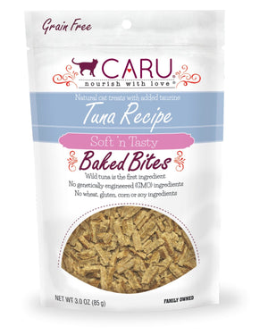 Caru Natural Tuna Recipe Bites for Cats 3 oz (NEW) - Natural Pet Foods
