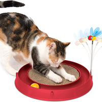 Catit Catit Play 3 in 1 Circuit Ball Toy with Scratch Pad - Natural Pet Foods