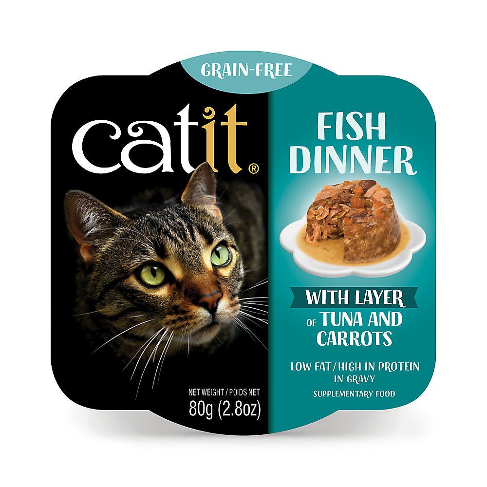 Catit Fish Dinner - Tuna and Carrots (2.8oz) - Natural Pet Foods