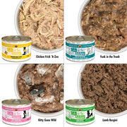 Cats in the Kitchen - Canned Variety Pack 12 Of 3 oz - Natural Pet Foods