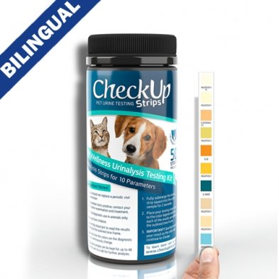 Checkup Pet Wellness Urinalysis Testing Kit For Pets (dog & cat) - Natural Pet Foods