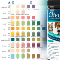 CheckUP Pet Wellness Urinalysis Testing Kit 10 in 1 Urine Testing for Cats & Dogs