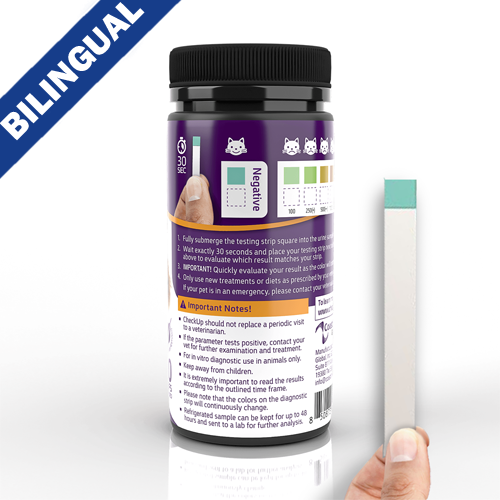 CheckUP Diabetes Check for Pets Urine Testing for Dogs Cats 50