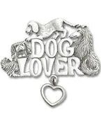 Chelsea Pewter Dog Lover Brooch - Natural Pet Foods