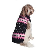 Chilly Dog Sweater - Navy & Pink Alpine - SALE - Natural Pet Foods